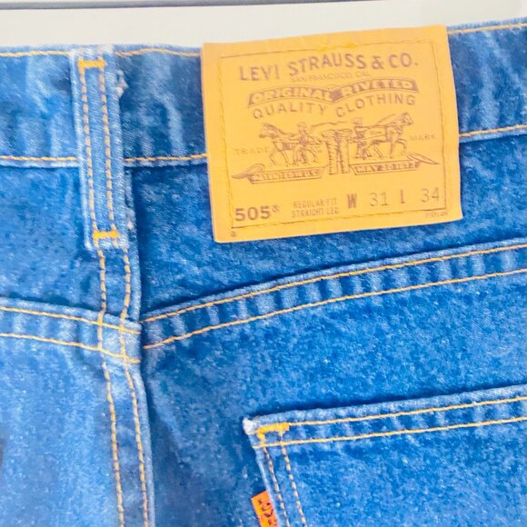 Vintage Levi’s 505 Cutoff Shorts — Americana Reimagined (W31 x L34) - Picture 12 of 13